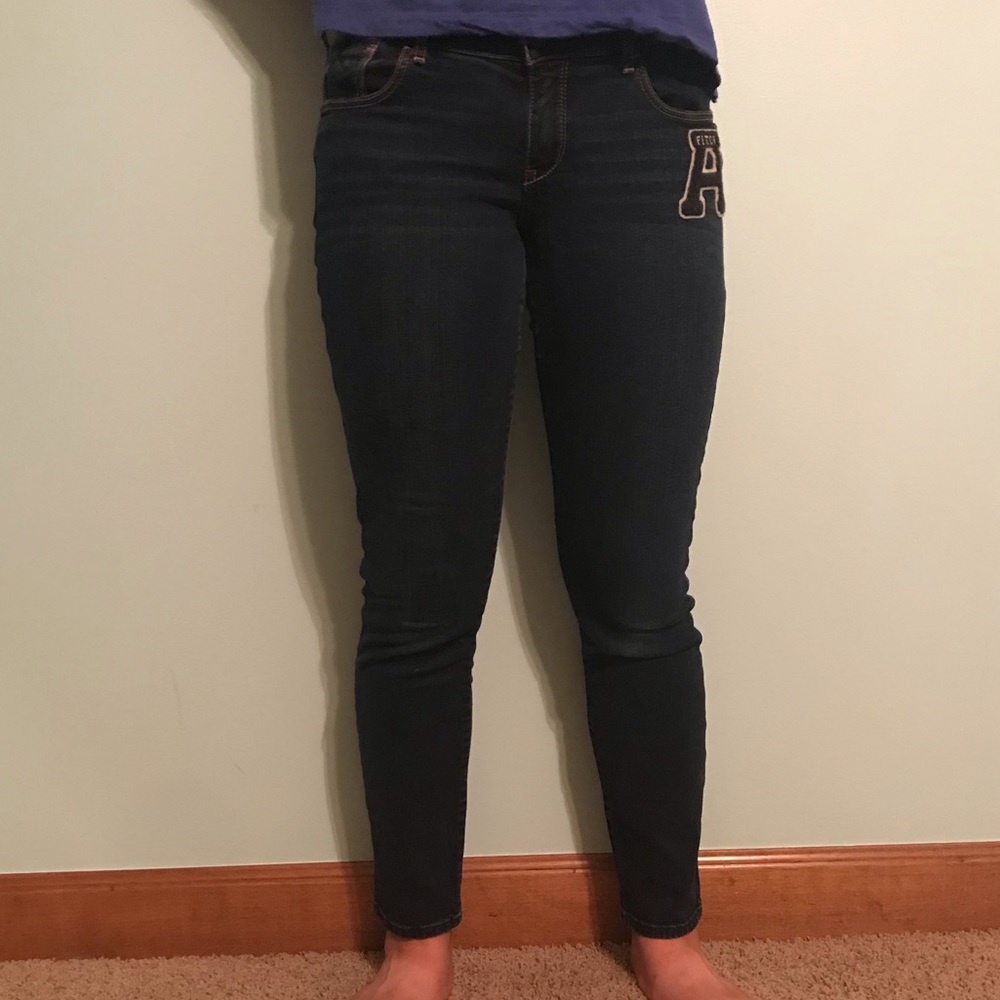 Straight Leg Abercrombie and Fitch Jeans